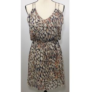 Animal Print Midi Dress